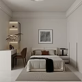 Modern Dining and Living Room Interior With Chandelier Sofa And Artwork