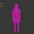 Woman in Gold Sequin Dress Standing Against Gray Background with White Sneakers