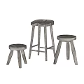 Quiet Bar Stool Log Bar Stool 3d model