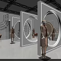 2021 Spring International Fashion Expo Featuring Chinese Foreign Stylish Clothing And Mannequins