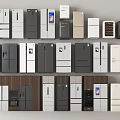 Collection of Modern Refrigerators and Freezers with Various Styles and Colors