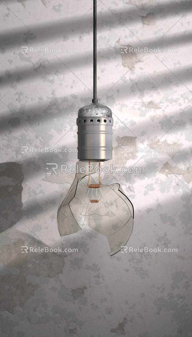 Light Bulb Retro Light Bulb 3d model