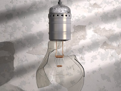 Light Bulb Retro Light Bulb 3d model