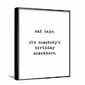 Make a Wish Black and White Typography Framed Wall Art Decorative Print