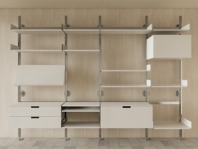 Other Cabinet Bookshelf Storage Room Storage Rack 3d model