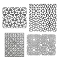Perforated Wall Decorative Panels With Various Intricate Geometric Patterns For Interior Design 3d model