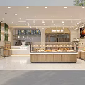 Duo Rui Si Dessert Shop Interior With Hanging Lights Glass Display Case And Fresh Pastries