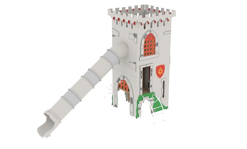 Modern Castle Slide 3d model