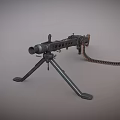 Machine gun MG42 machine gun light machine gun 3d model