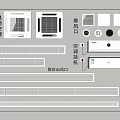 Different Types of Air Conditioner Vents Including Ceiling and Strip Designs