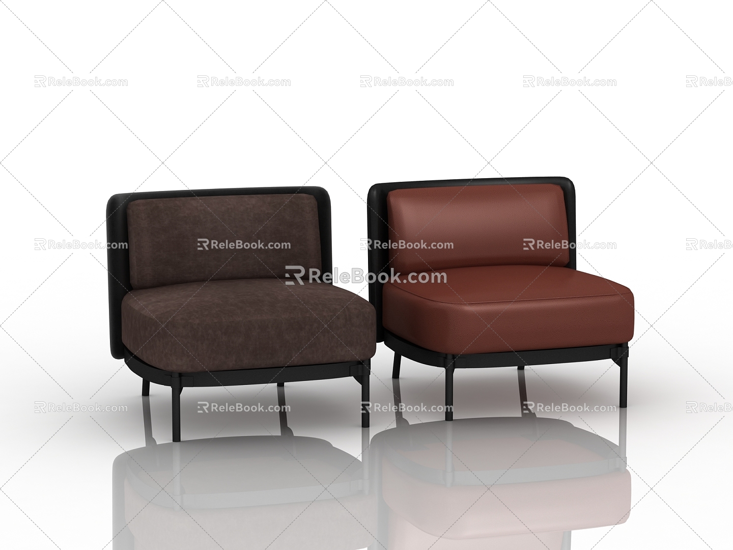 Jane Europe single sofa 3d model