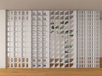 Modern partition 3d model