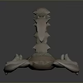 Intricate Bronze Scorpion Sculpture With Detailed Patterns And Artistic Design
