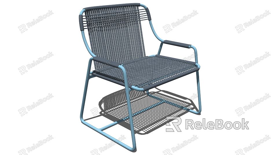 Modern Outdoor Chair Woven Chair model