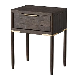 Bedside table minotti poliform bedside table 3d model