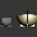 Modern Gold Teapot With Removable Wooden Lid And Silver Strainer For Home Use