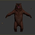 Modern Bear Big Bear Little Bear Black Bear 3d model