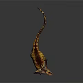 Vibrant Colored Dinosaur Character With Open Mouth And Sharp Teeth 3D Render