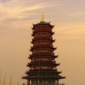 Ancient temple tower 3d model