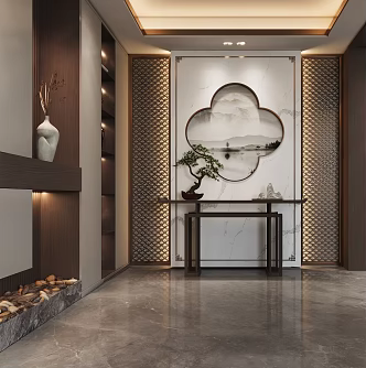 New Chinese Entrance 3d model