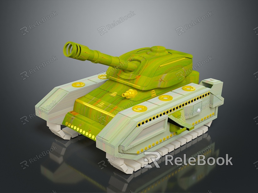 Modern Tank Sci-fi Tank Cartoon Tank Sci-fi Vehicle Sci-fi Chariot model