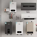 Rinnai Kitchen Appliances Featuring Various Water Heaters In Modern Wall Mounted And Floor Standing Designs
