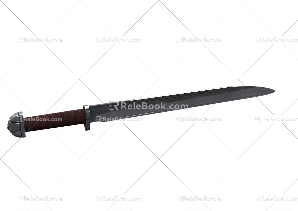 Sword Ancient Weapon Sword Cold Weapon Sabre Game Equipment Weapon 3d model
