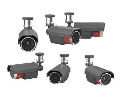 Modern camera surveillance camera 3d model Modern camera surveillance camera 3d model