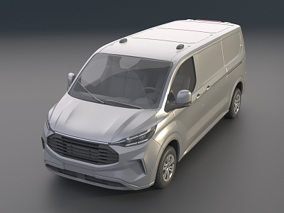 minibus van minibus 3d model