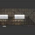 Abandoned Industrial Space Interior With High Ceiling Exposed Brick Walls And Concrete Floor
