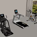 Home Gym Fitness Equipment With Multi Functional Trainer Elliptical Machine And Adjustable Bench