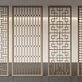Screen partition 3d model