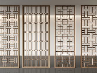 Screen partition 3d model