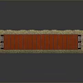 Vintage Red Train Car Model With Numbered Details On Display Base