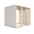 Modern Storage Cabinets With Glass Doors Wooden Frames And Green Brown Gray Colors