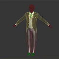 Men's Formal Attire With Suit Jacket Vest Tie And Dress Pants