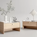 Nordic bedside table 3d model