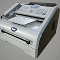 Modern Office Appliances Desktop Fax Machines With Phone And Control Panel Design