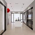 Modern Dining Room Interior With Large Windows City View And White Chairs