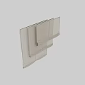 Elegant Beige Layered Window Curtains With Pleated Design And Light Fabric