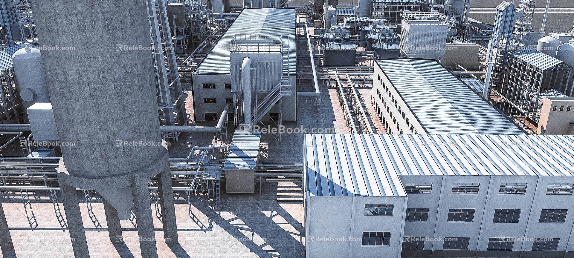 Industrial LOFT Plant Industrial Park model