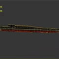 Modern Submarine Watercraft With Black And Red Exterior And Streamlined Shape
