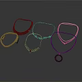 Stylish Fashion Accessories Including Modern Bracelets And Necklaces For Daily Use