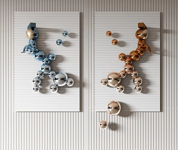 Modern Wall Decoration 3d model