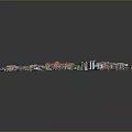 3D City Model Featuring Central Green Square And Surrounding Residential Buildings