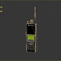 Motorola Walkie Talkie With Black Design Antenna Green Screen And Keypad