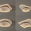 Modern Ceiling Lights with Unique Curved Designs and Soft Warm Glow for Home Interiors