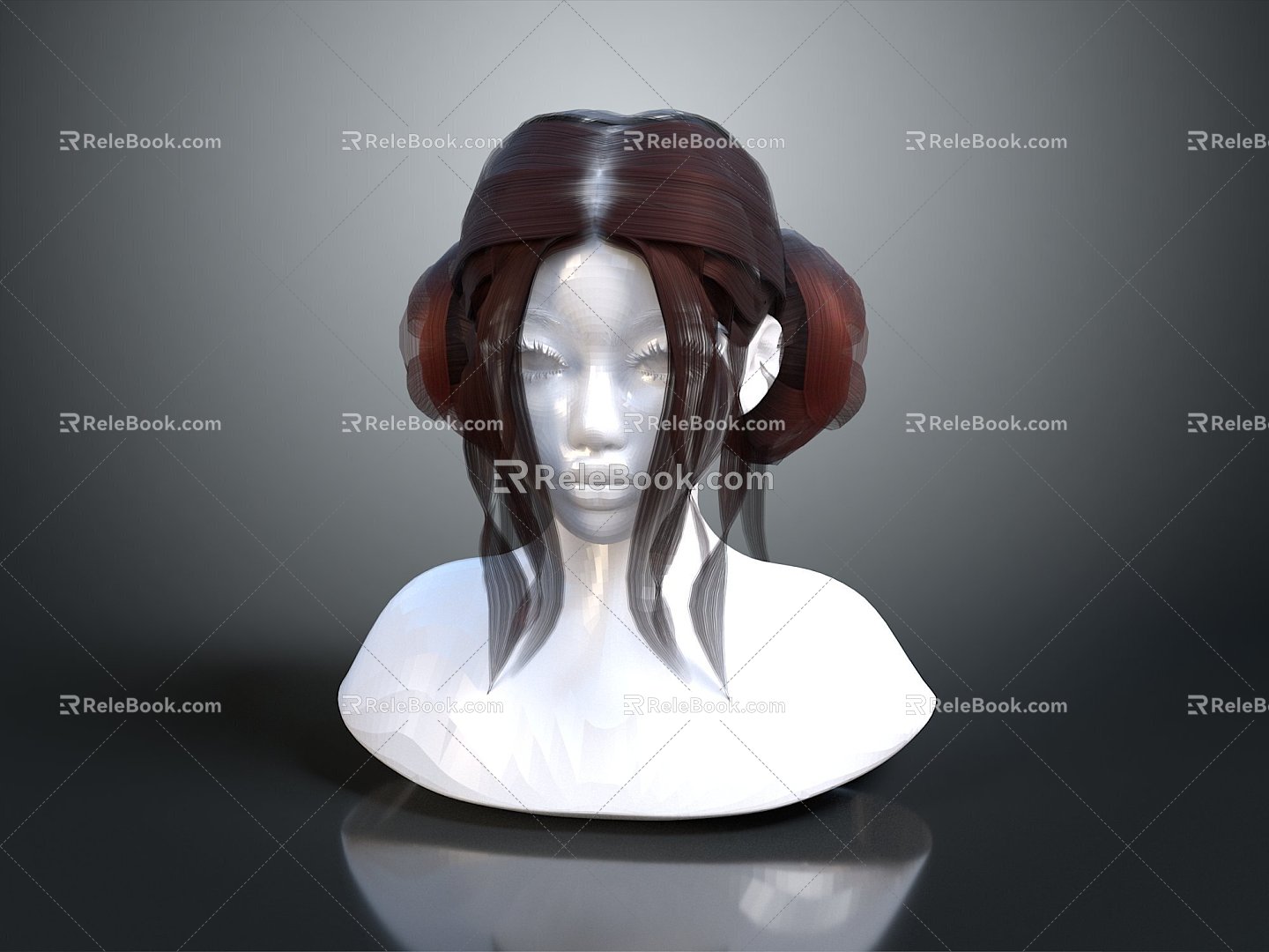 Hair Style Hair Style Short Hair Long Hair Curly Hair Figure Game Figure Game Role Realistic Figure 3d model