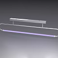 Laboratory Metal Structure With Purple Light Strip And Stable Design For Experiments 3d model