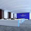 modern command center police command center 3d model